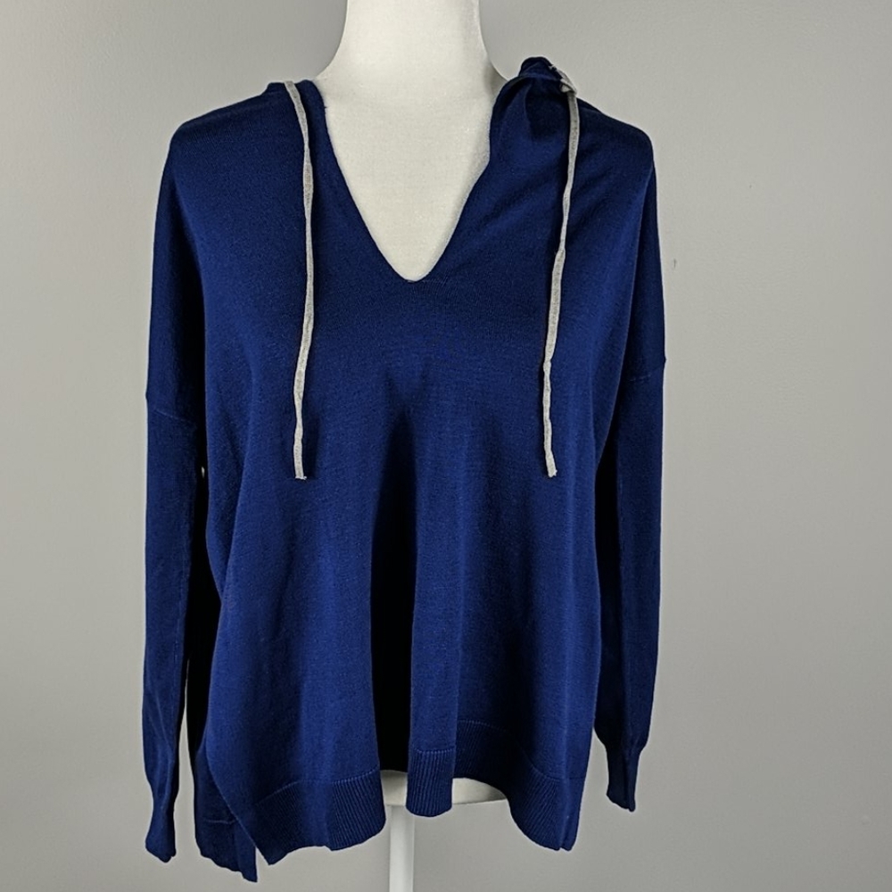 😍😍😍 Verve Ami admiral blue high low pullover